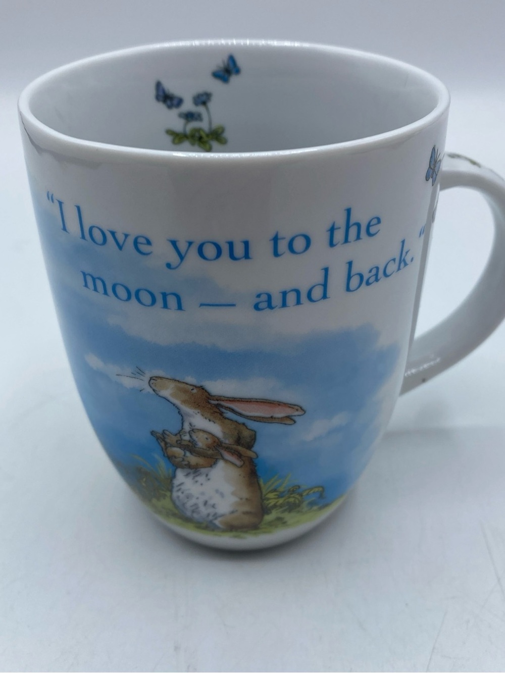 To The Moon & Back Guess How Much I Love You Mug Konitz Germany Bunny Coffee Cup